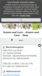 Mobile Screenshot of kraeuterundgeist.at